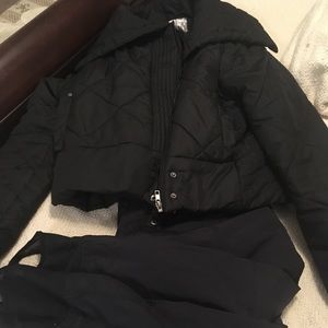 Black Ski jacket and pants